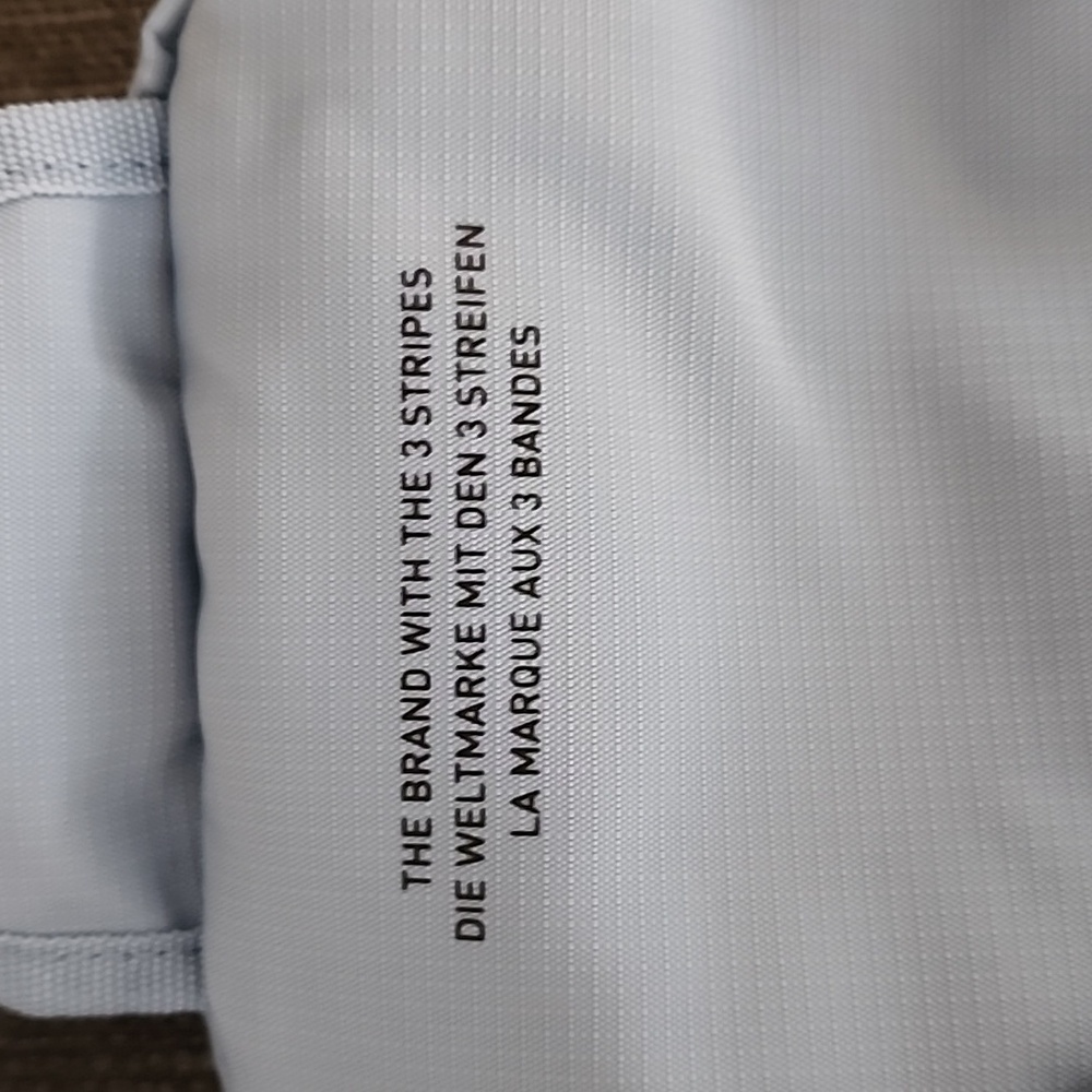 ADIDAS Utility Sling Bag Crossbody Purse Ash Blue Travel Athleisure Belt Street - Picture 7 of 12